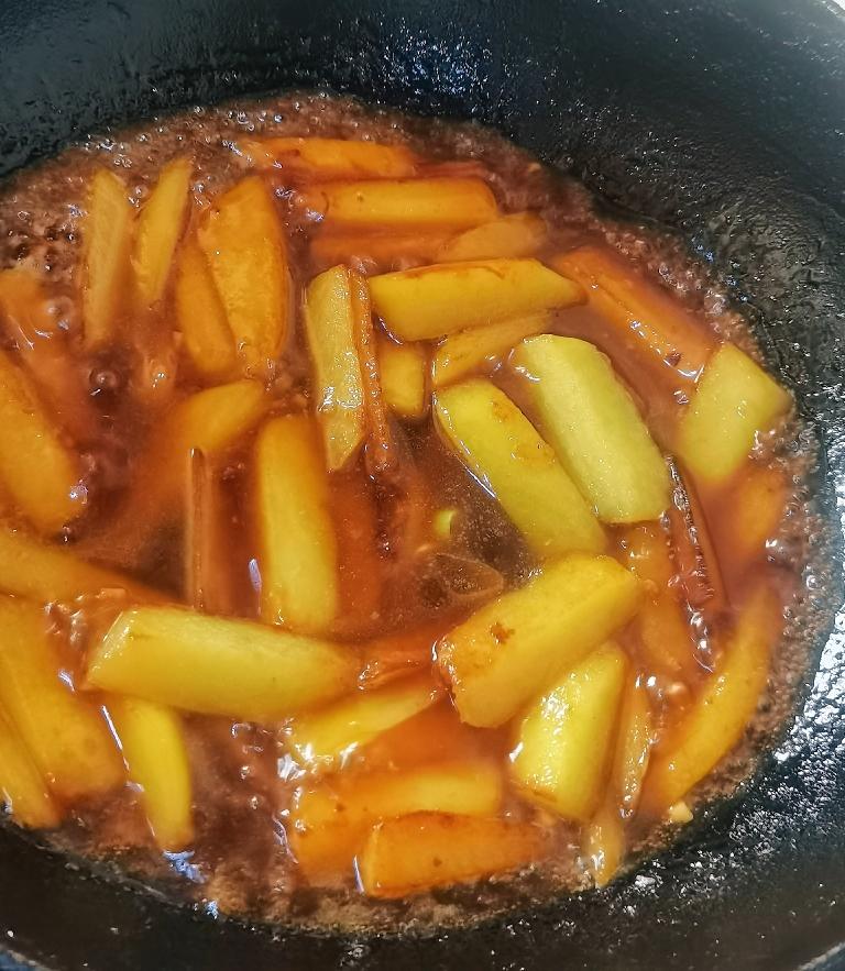 红烧土豆条｜比肉还香下饭一绝