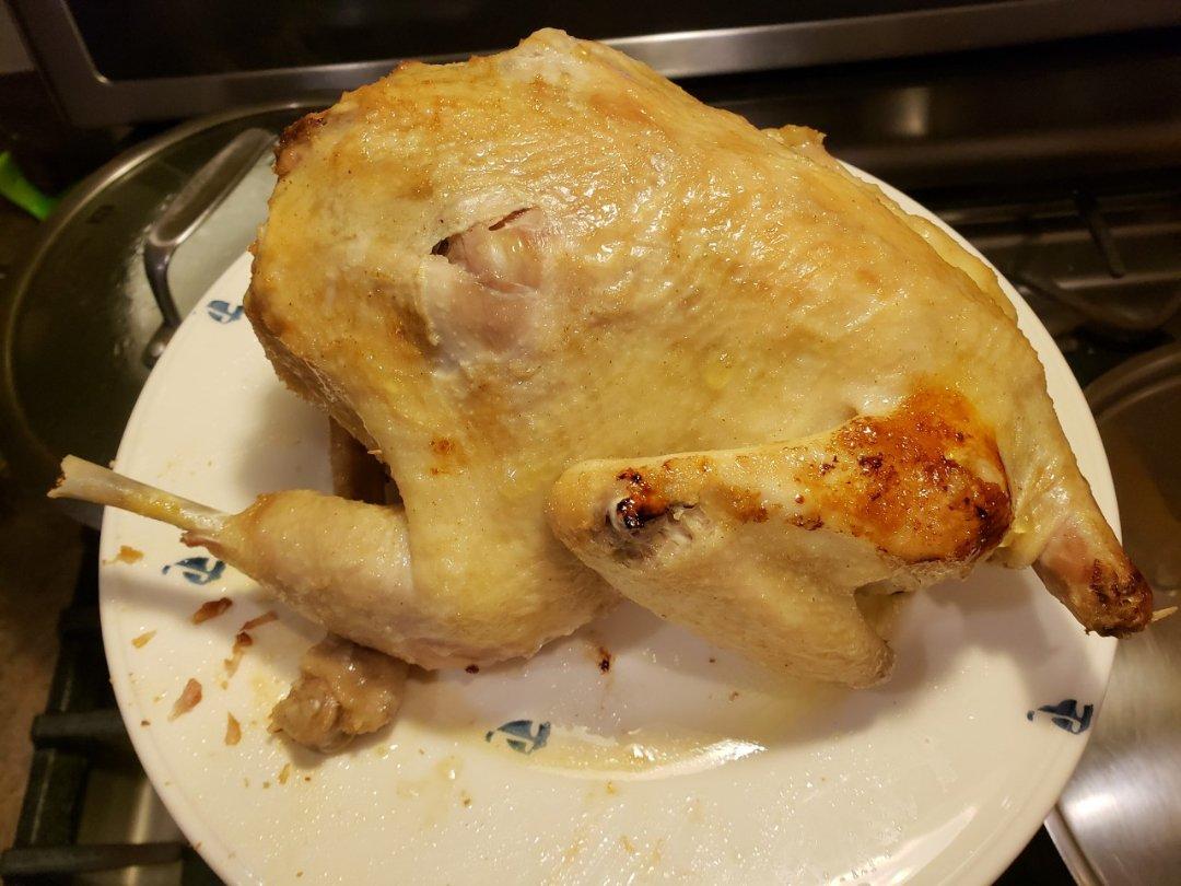 电饭煲版盐焗鸡