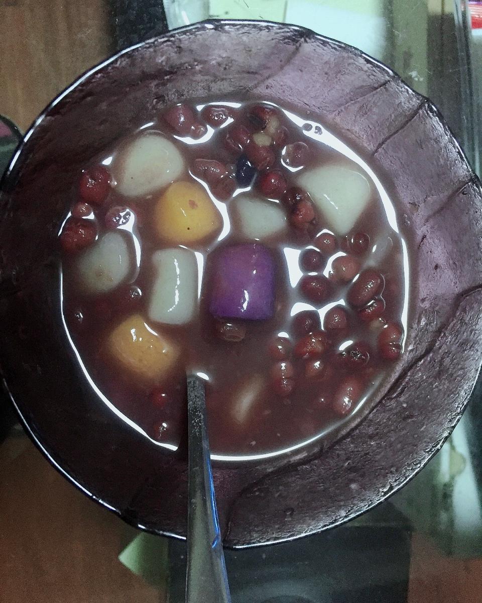 芋圆红豆汤