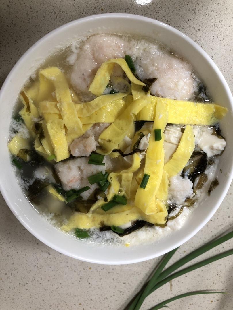 紫菜虾滑汤