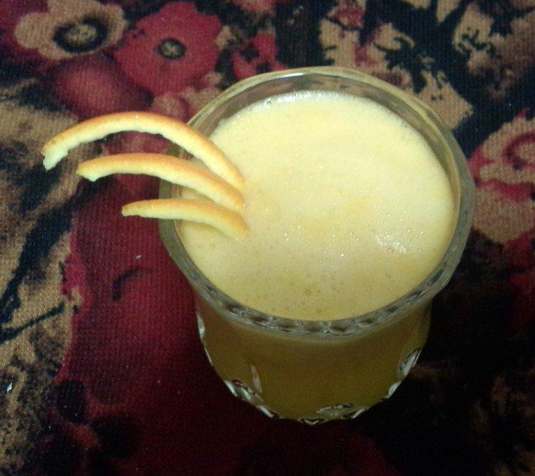 鲜橙柠檬冰糖汁