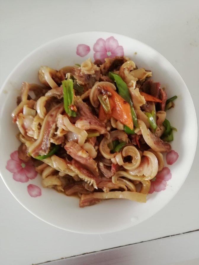 爆炒羊头肉