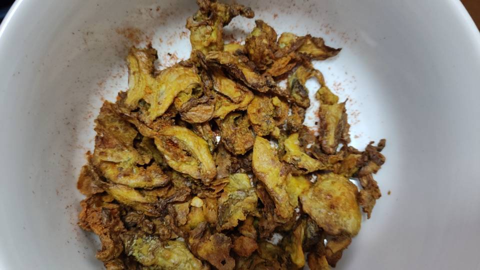 空气炸锅版：炸蘑菇（极其简单）