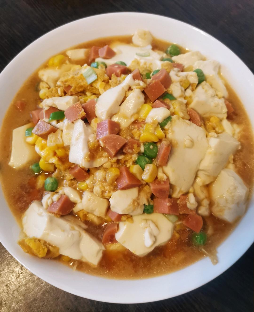 鸡蛋抱豆腐🔥巨下饭、巨好吃