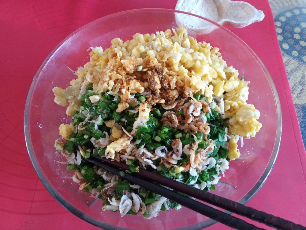 面点新手的韭菜鸡蛋盒子