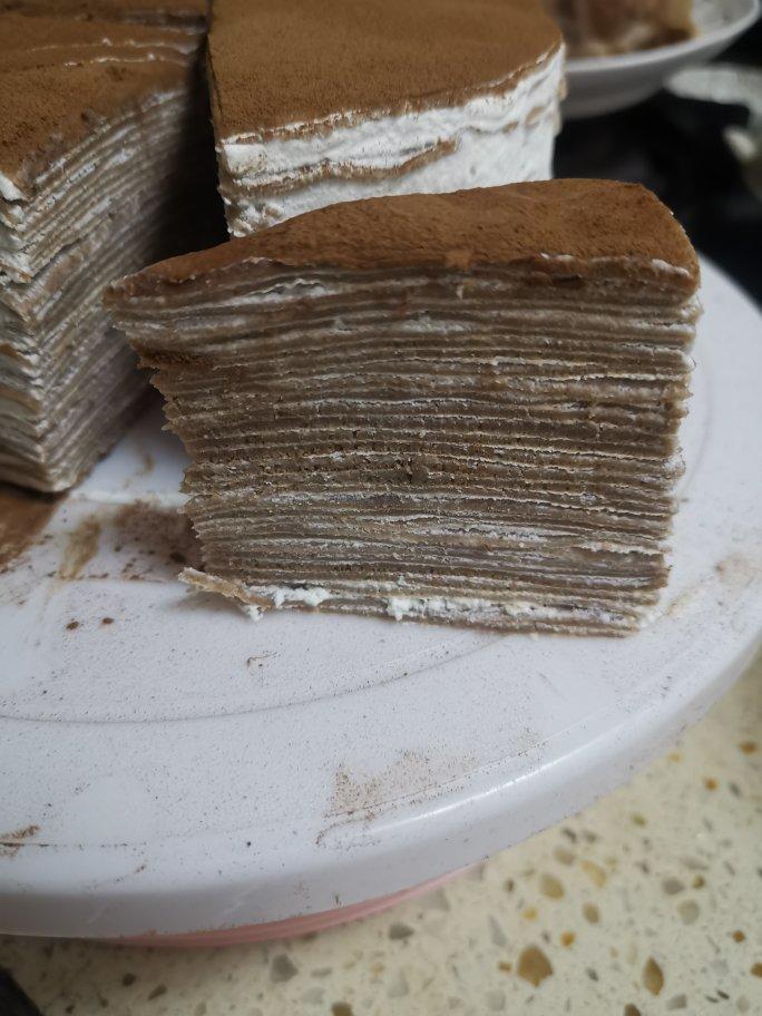 巧克力千层蛋糕