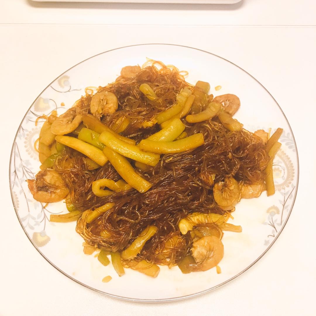节瓜虾干粉丝煲