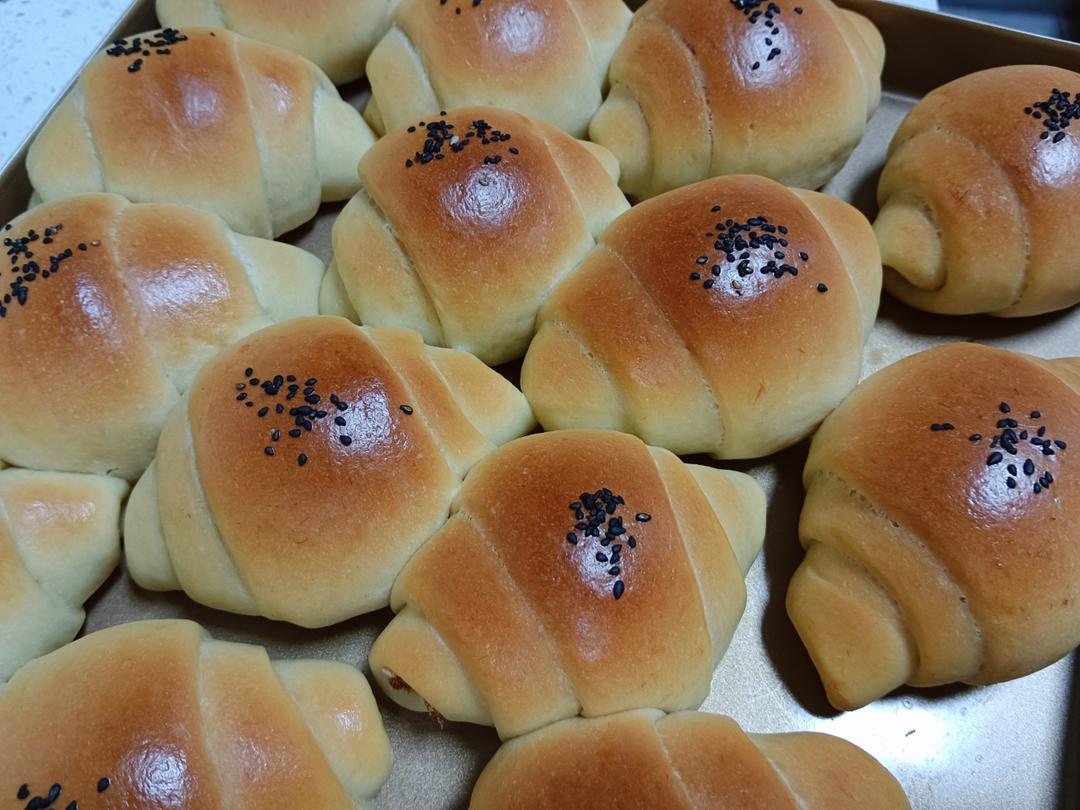 牛奶面包卷（直接法）