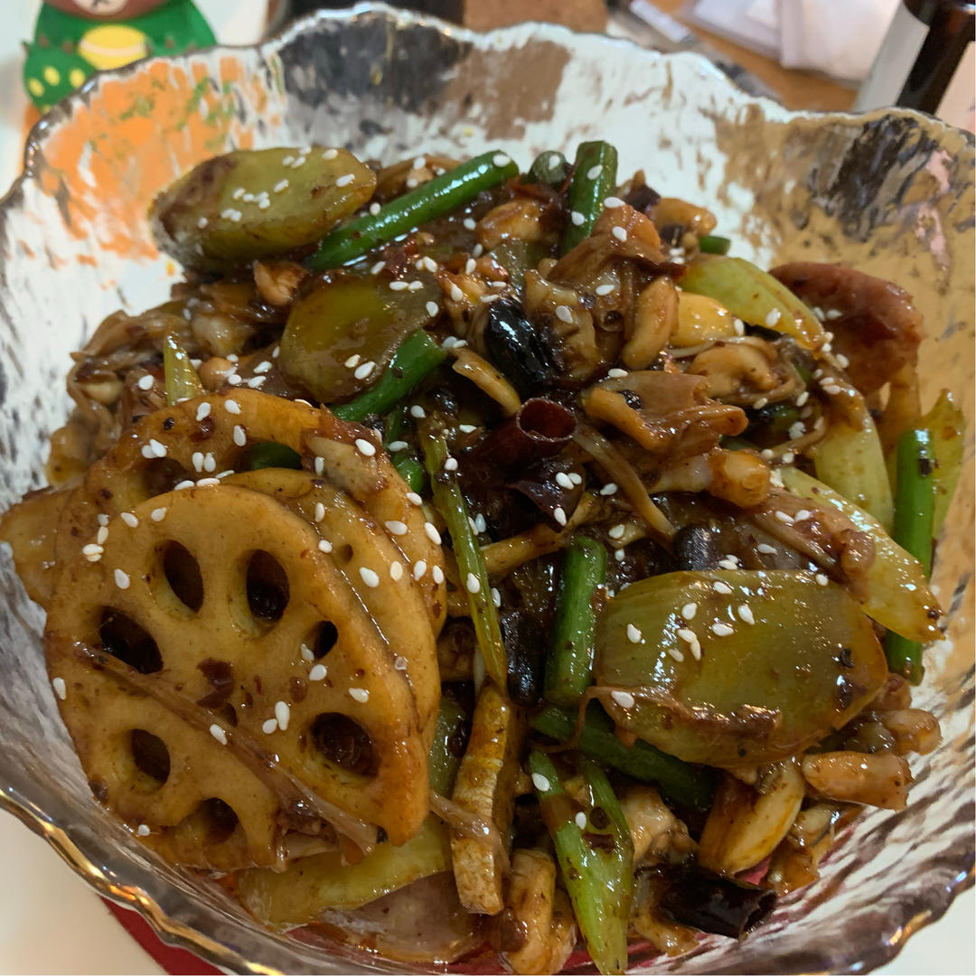 干锅牛蛙