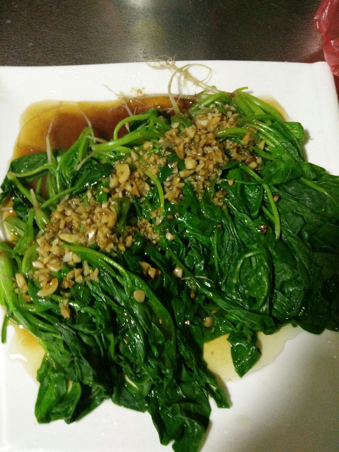 最好吃的菠菜做法的做法