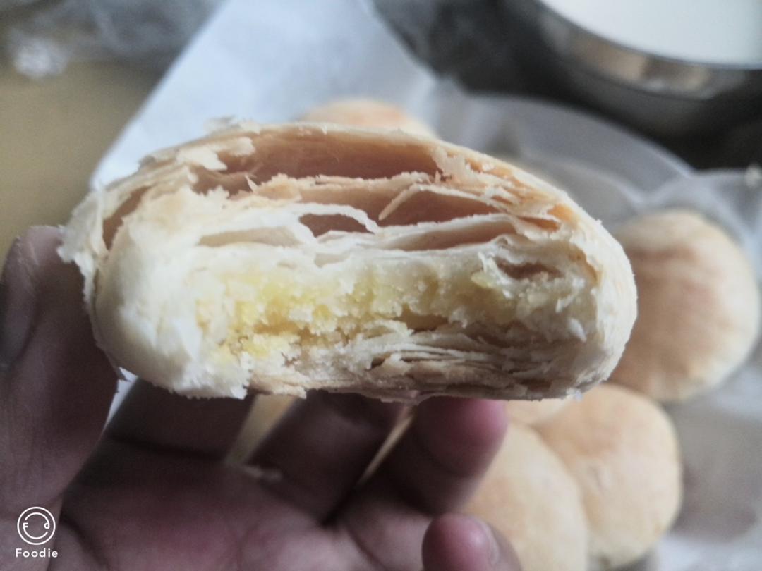 酥皮绿豆饼   酥得掉渣渣