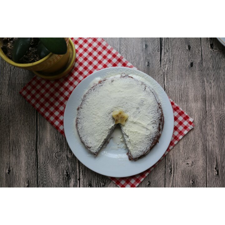 低卡低脂巧克力千层蛋糕