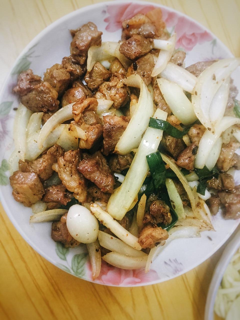 孜然羊肉粒