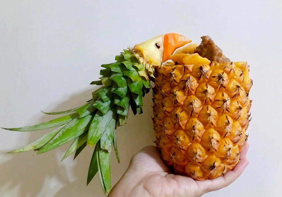 鸟语花香菠萝炒饭