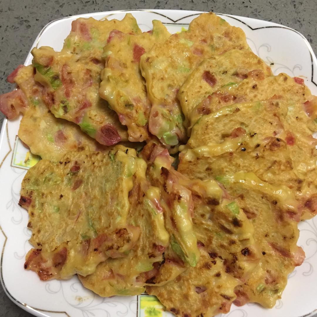 西红柿豆腐饼