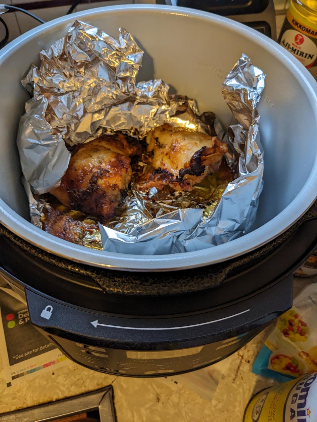 空气炸锅别闲置！鲜嫩多汁～照烧鸡腿肉🥩