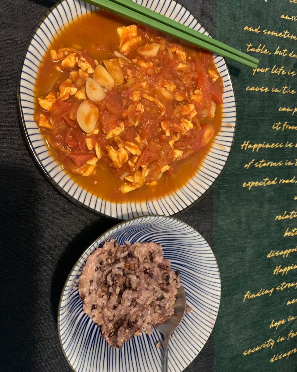 赛螃蟹炒番茄【The national Chinese food】