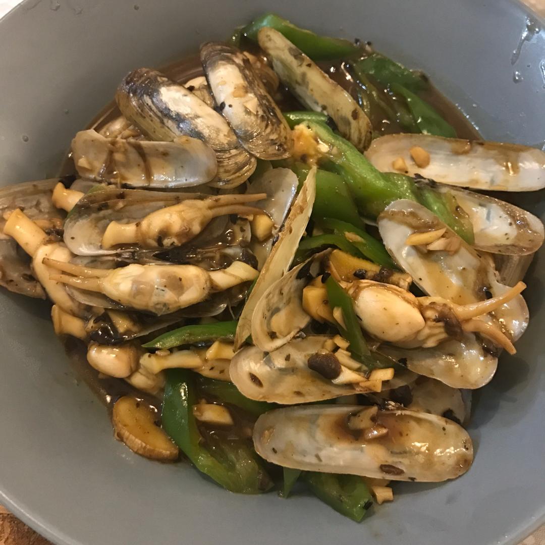 榴莲@摩天轮做的豉汁爆炒圣子皇