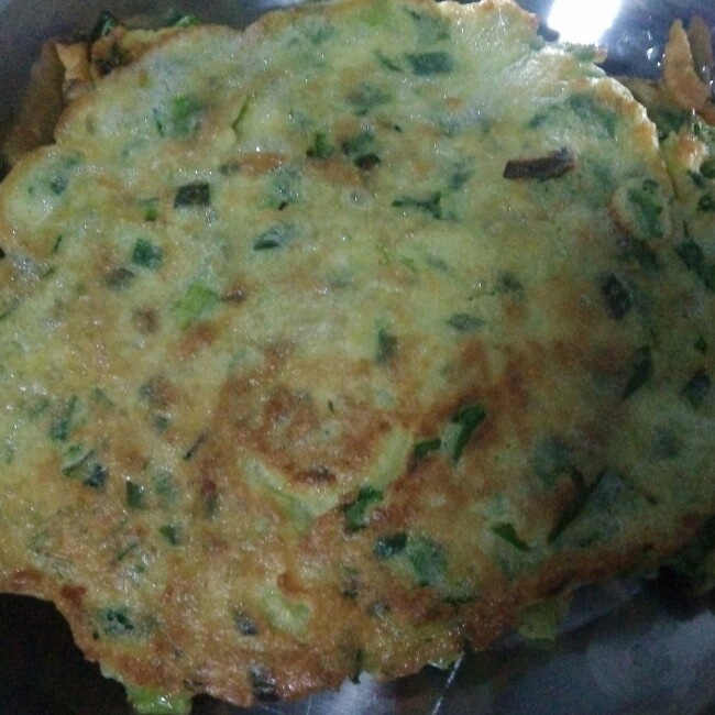 韭菜鸡蛋饼