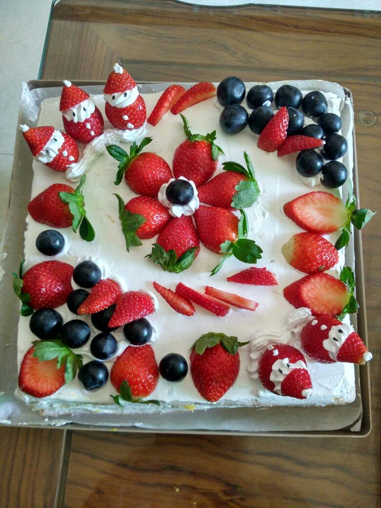 圣诞呆萌裸蛋糕