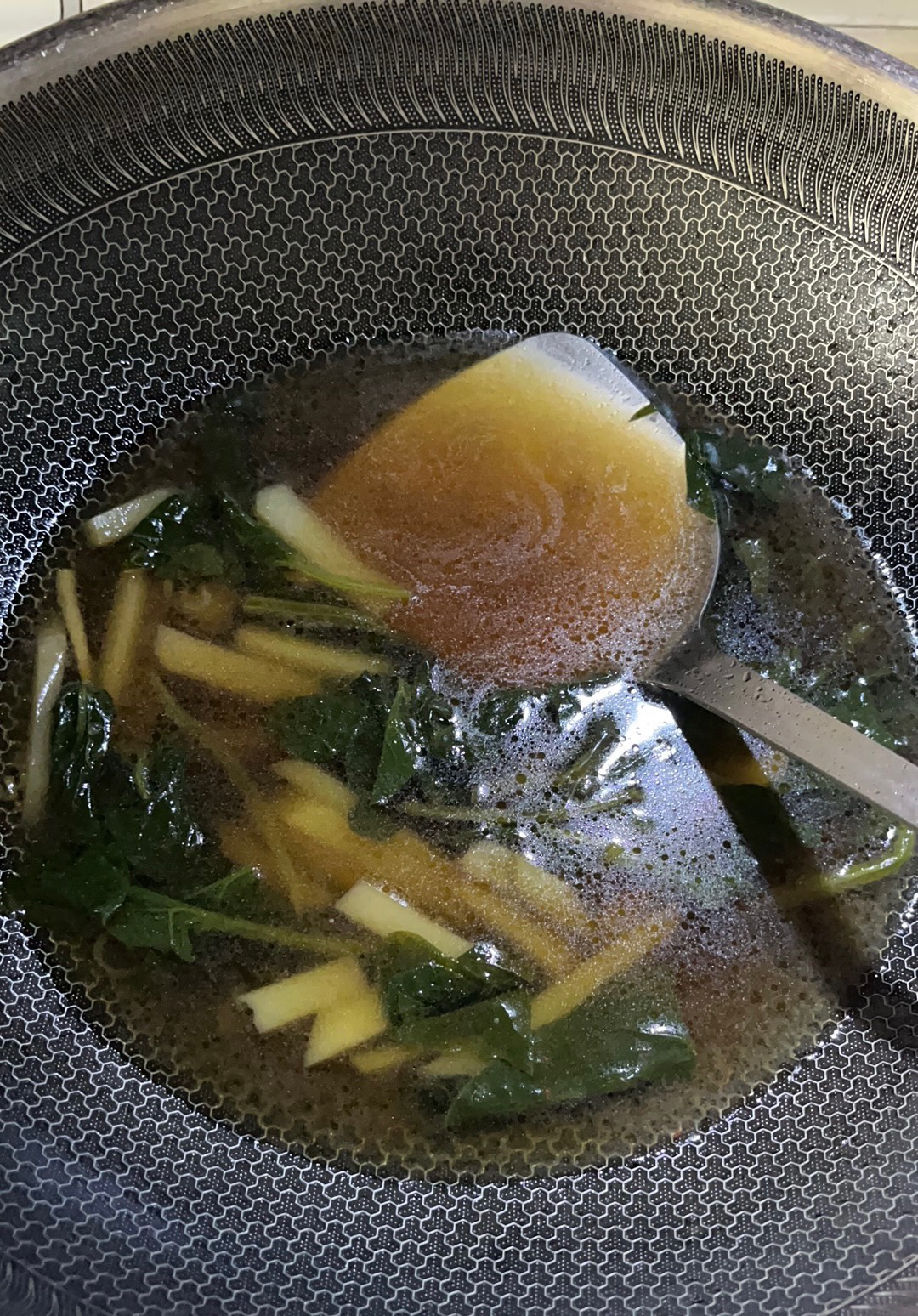 菠菜土豆条汤的做法