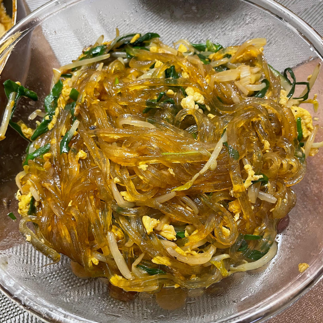 豆芽炒粉条