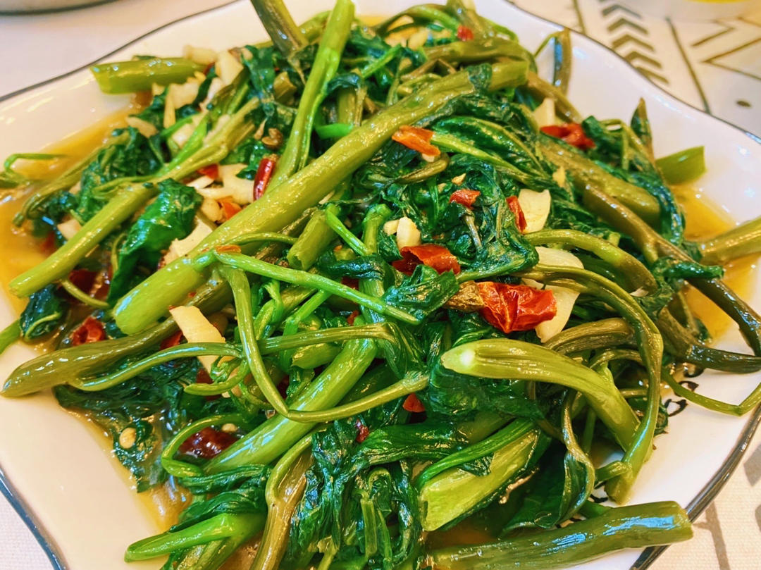 老妈牌炒空心菜