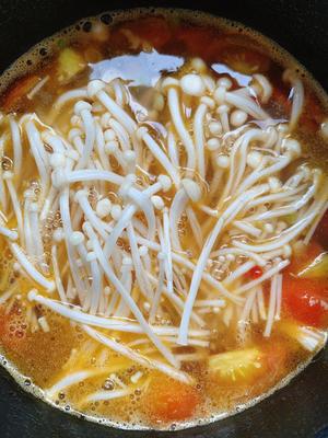 番茄🍅金针菇蛋汤的做法 步骤9