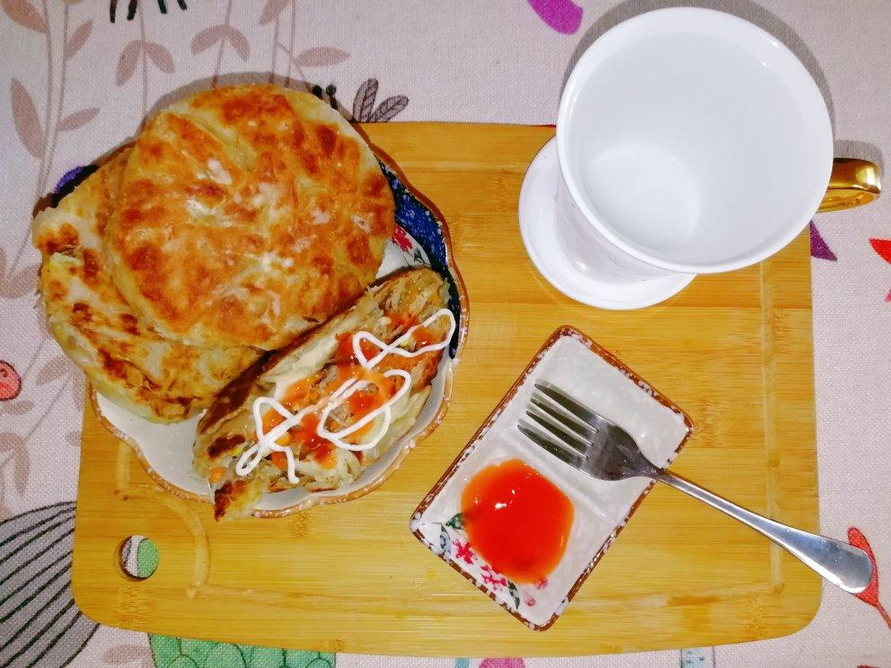 手抓饼版什锦大馅饼