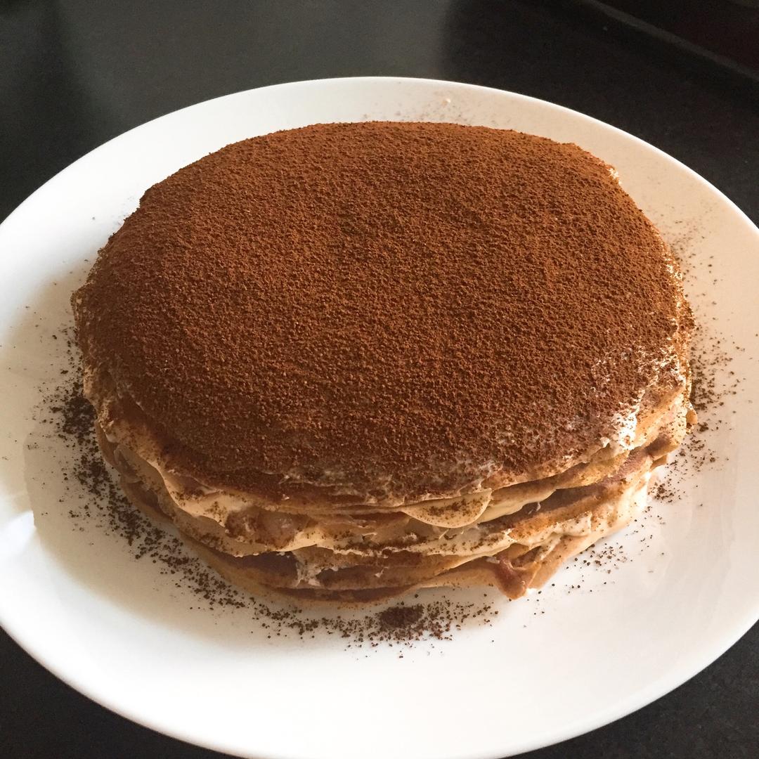 巧克力千层可丽饼