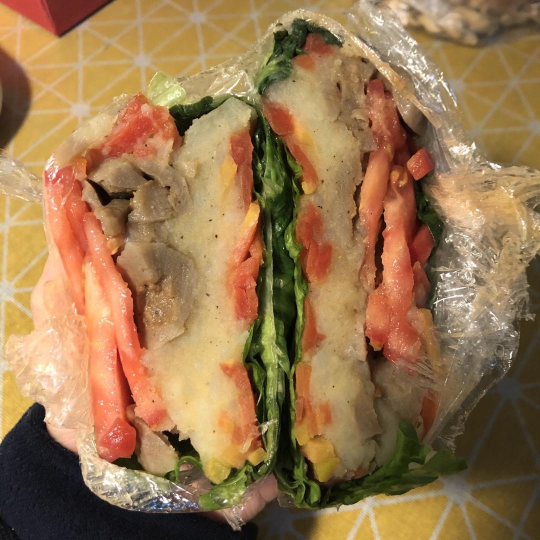 关晓彤三明治减脂！（内附保鲜膜包法！）