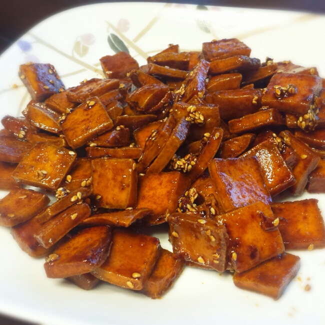 蜜汁豆干