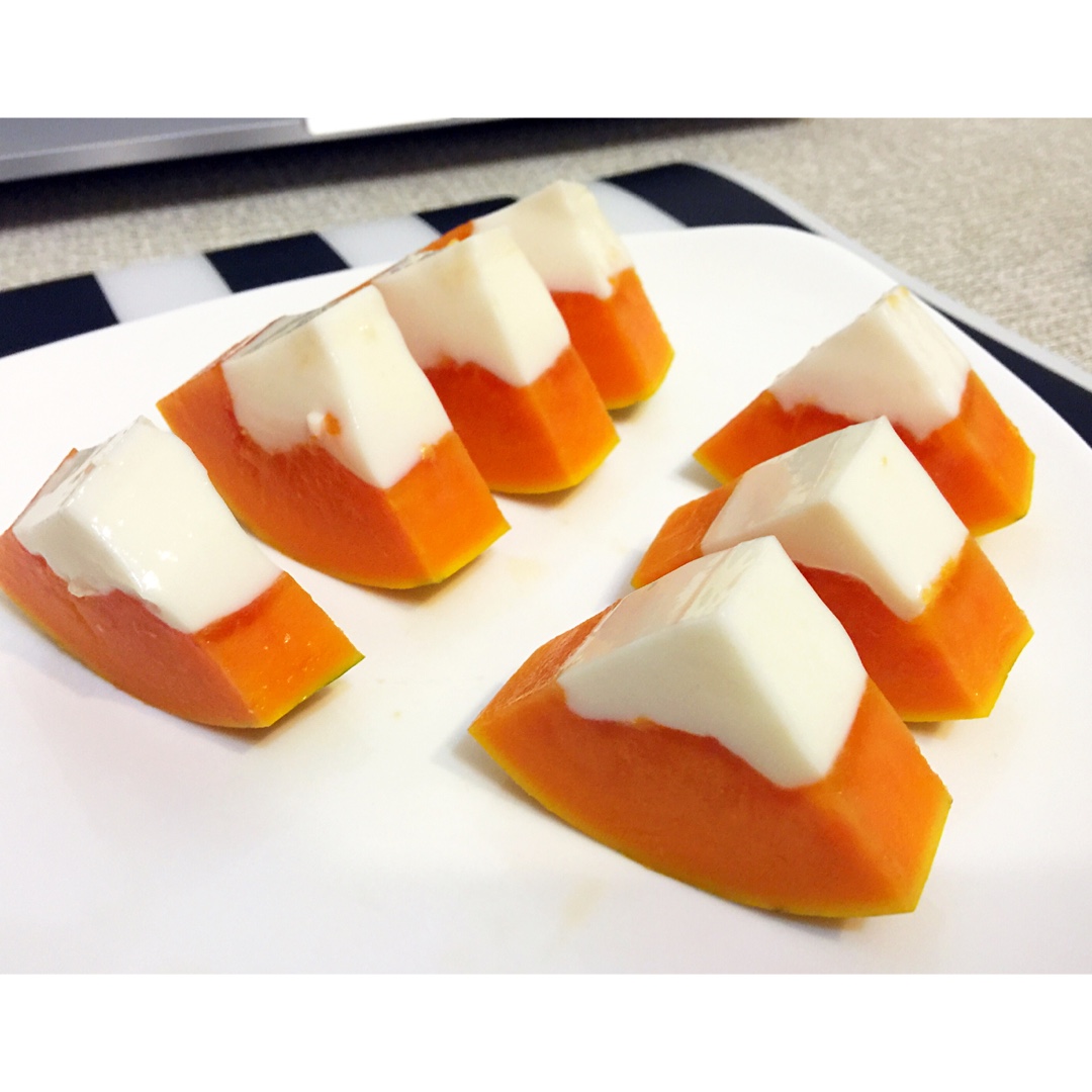 木瓜椰奶冻