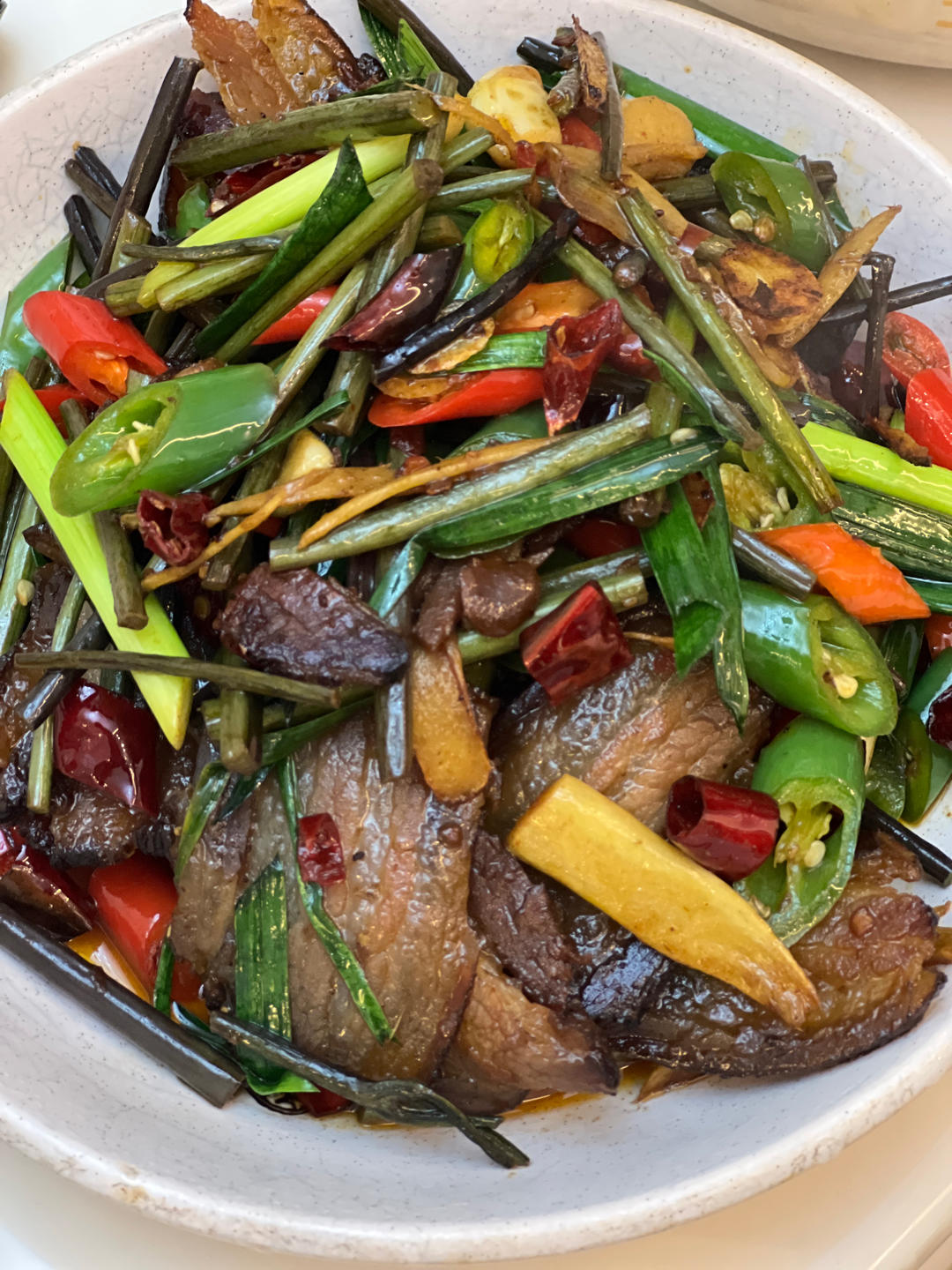 蕨菜炒腊肉