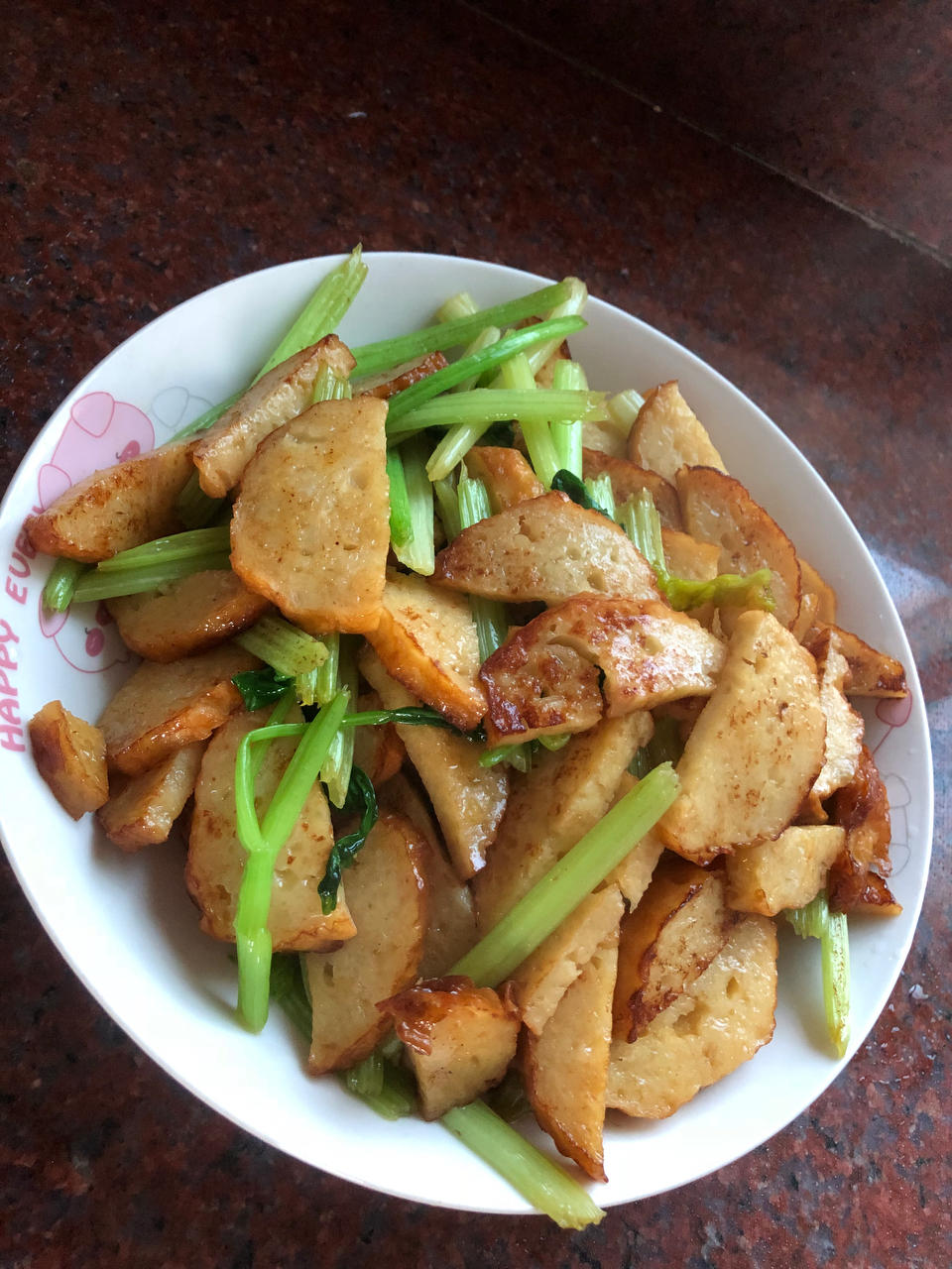 大葱炒肉卷