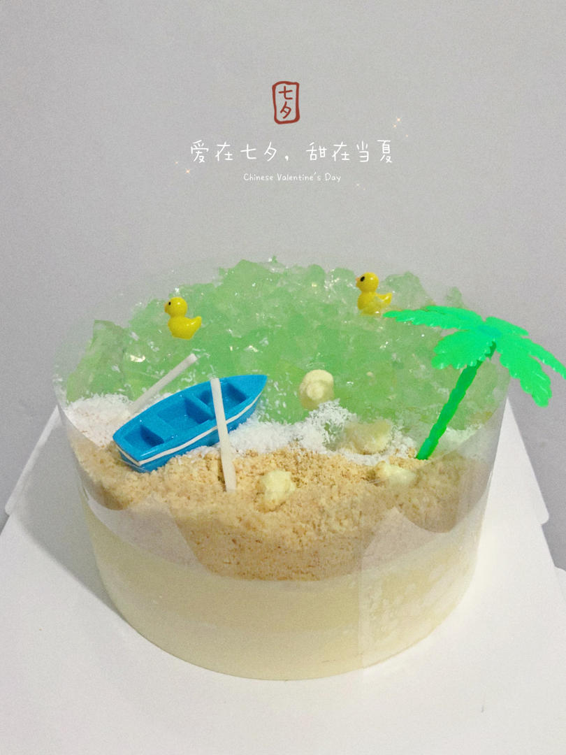 椰香海洋慕斯蛋糕6寸