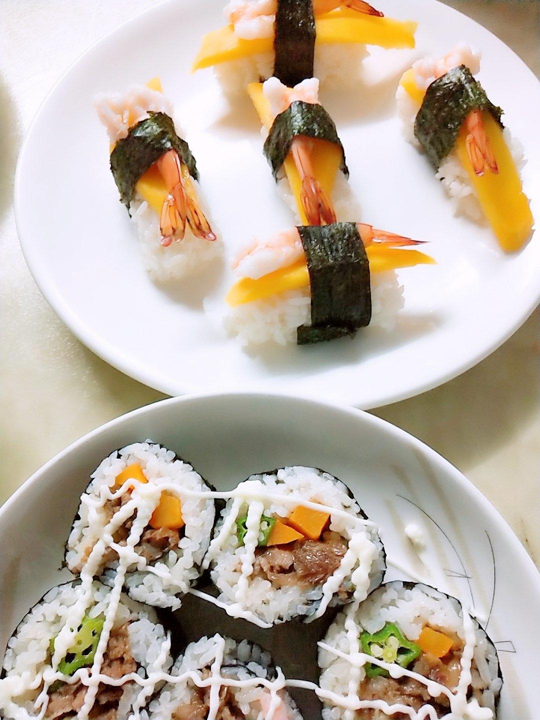 3种家常寿司做法（加利福尼亚卷，寿司卷）