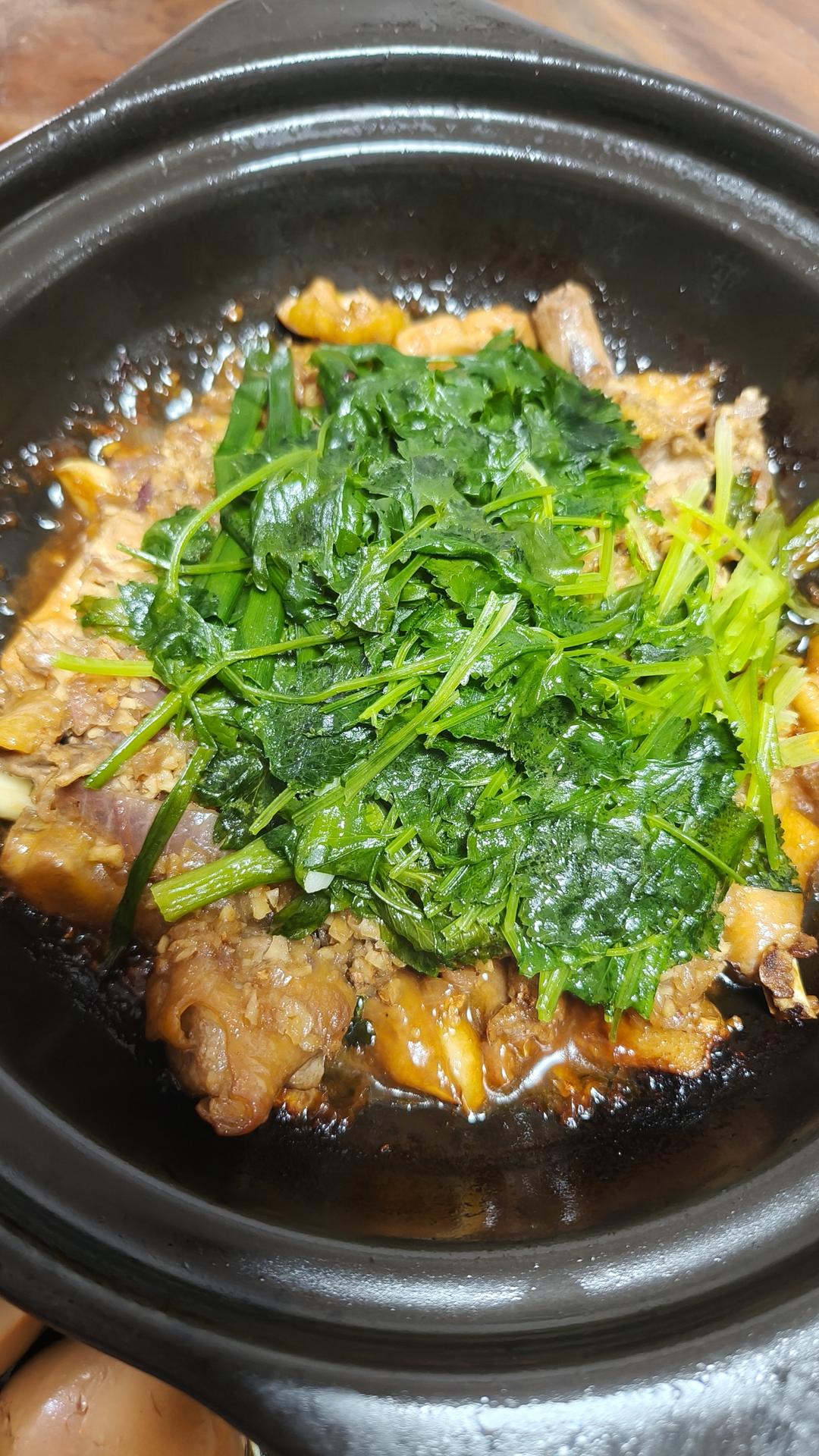 🔥广东经典粤菜 沙姜盐焗鸡煲 下饭🍚一流