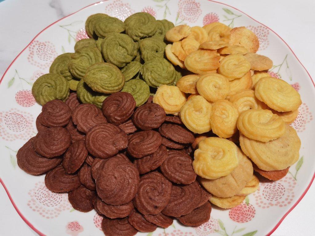 零失败❗️酥到掉渣的三色曲奇