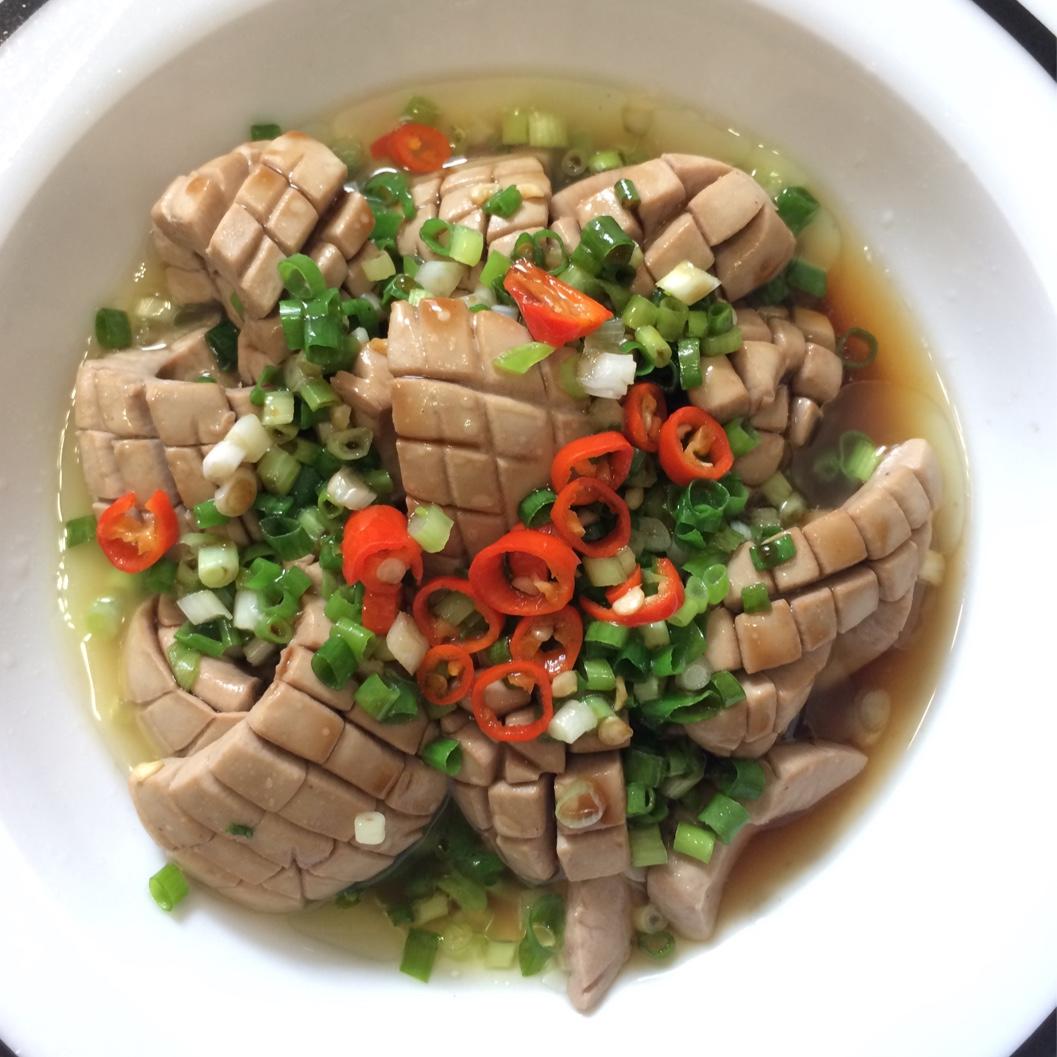 coco爱麻麻做的葱油腰花