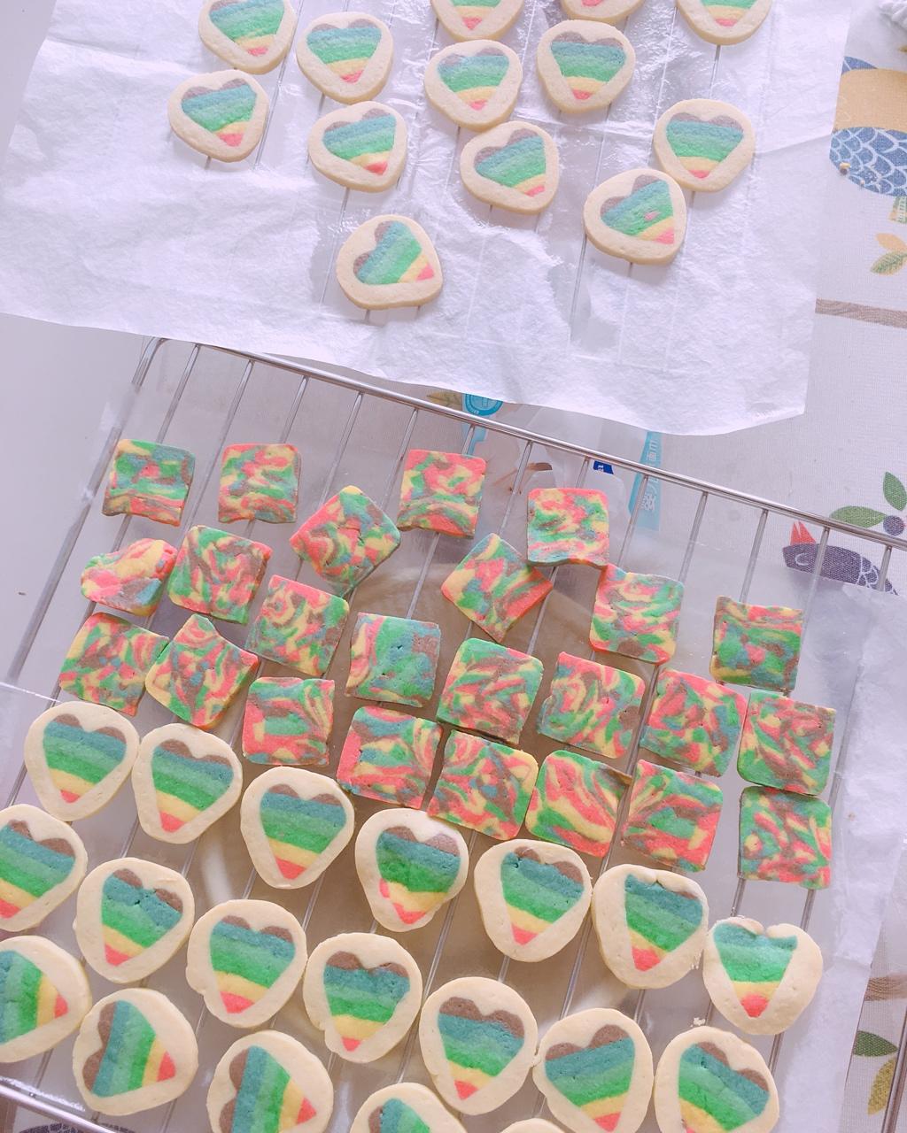 换个方式说爱你——彩虹爱心饼干（详细图解）