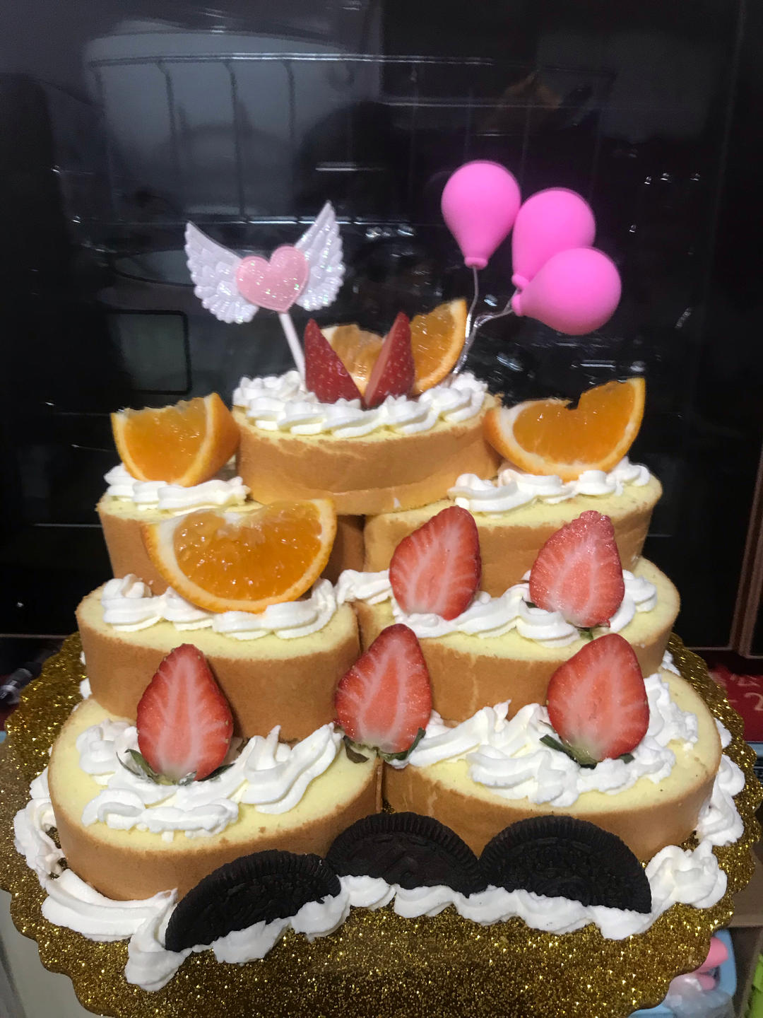 堆起来的蛋糕塔⁉️叠叠乐青提乳酪蛋糕🎂超乖