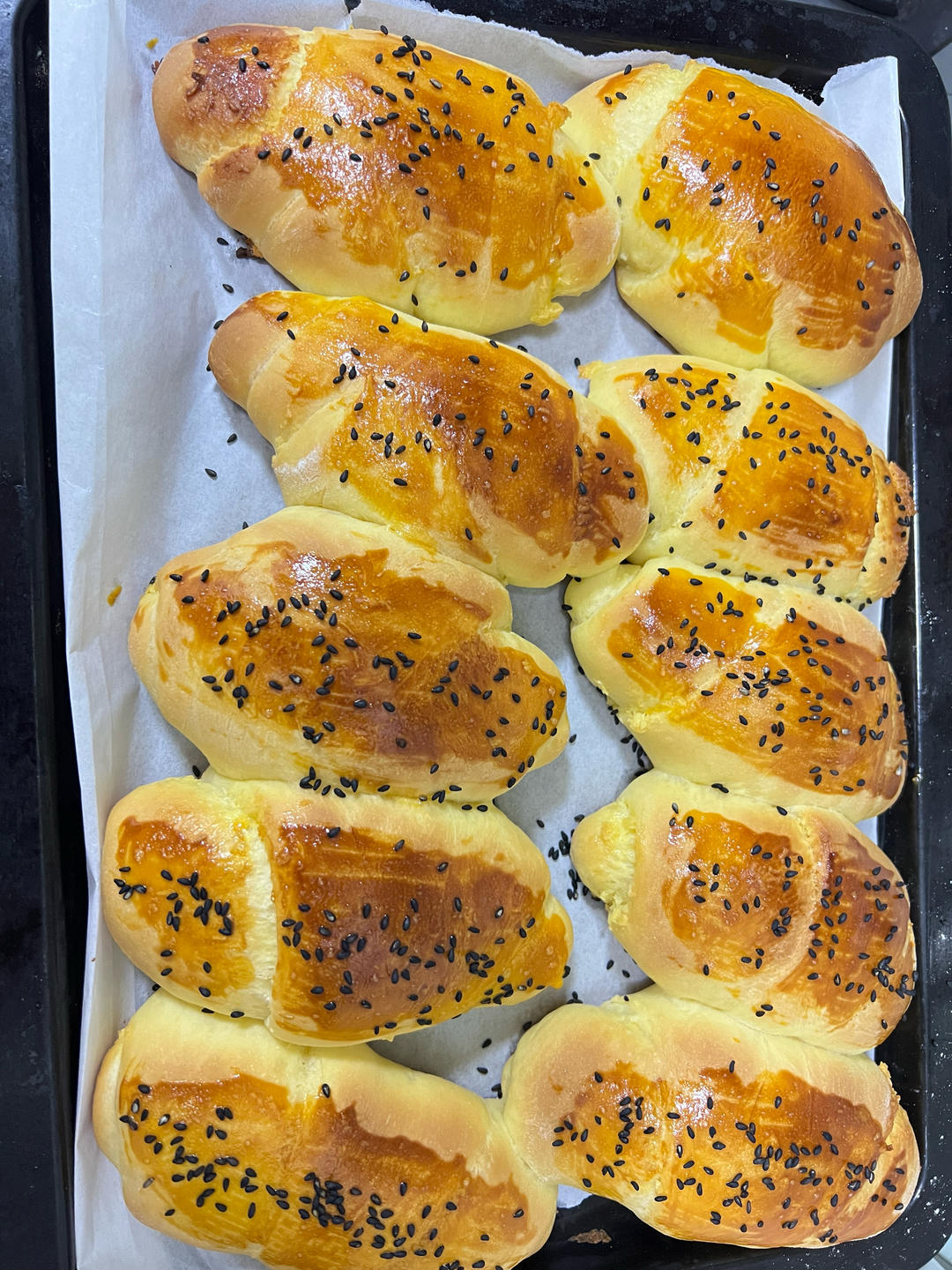 绵软的云朵北海道中种小面包