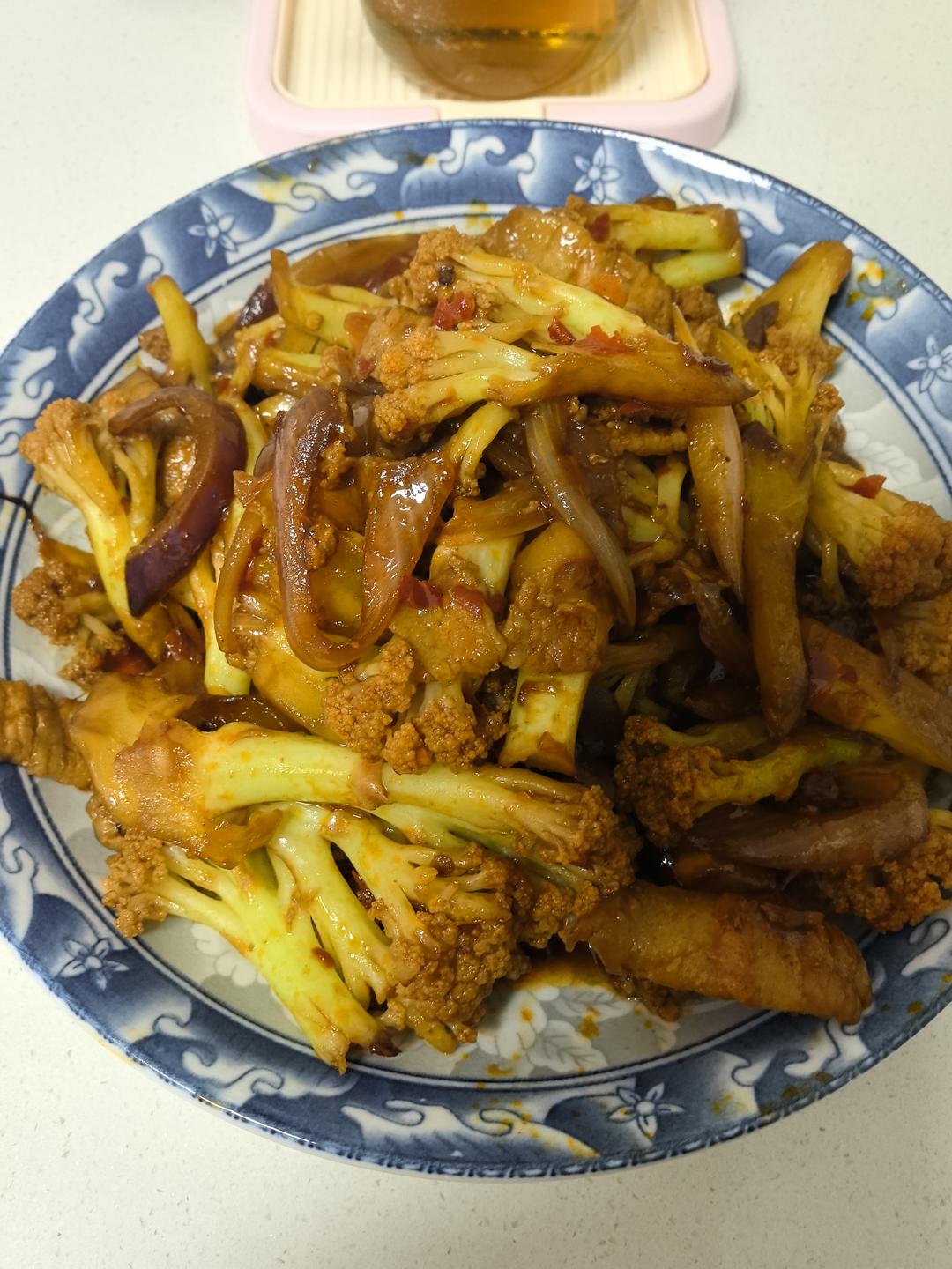 和饭店一个味道的干锅花菜