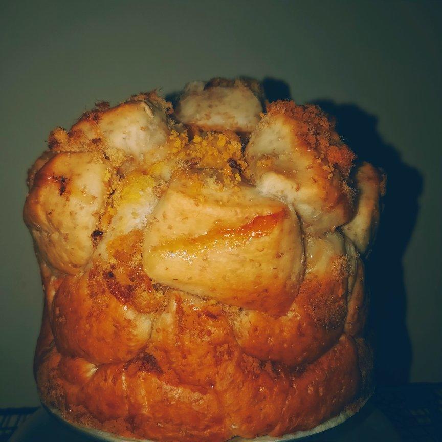 肉松手撕面包—超软会爆浆的面包哟