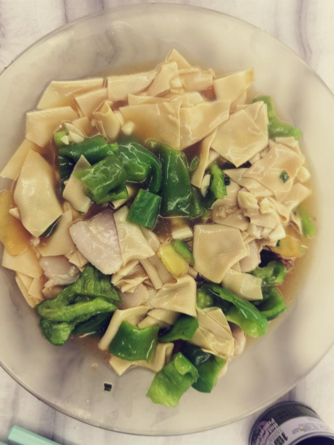 尖椒干豆腐
