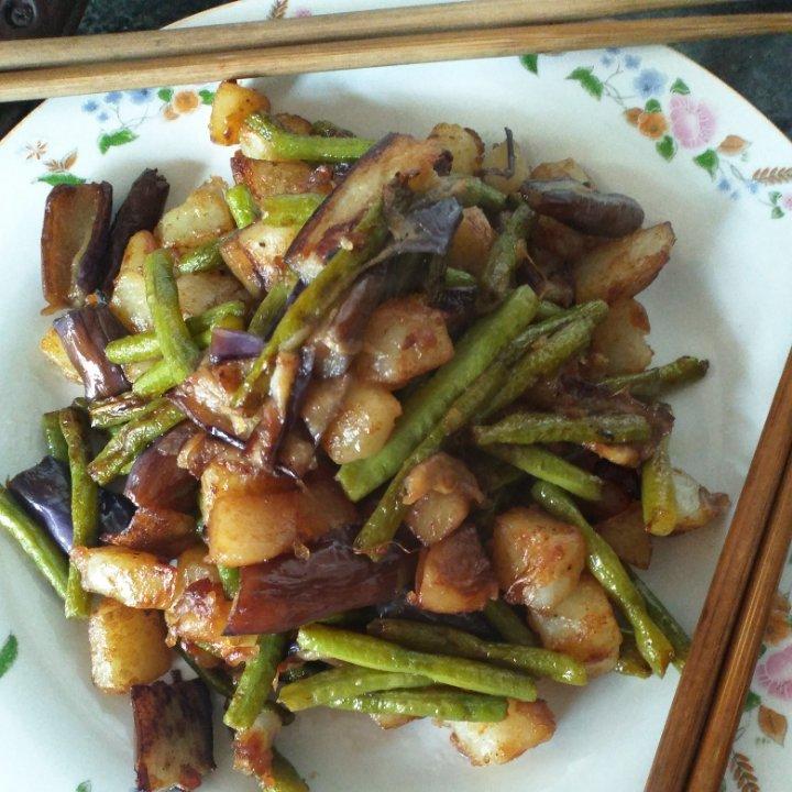 下饭的湘味地三鲜