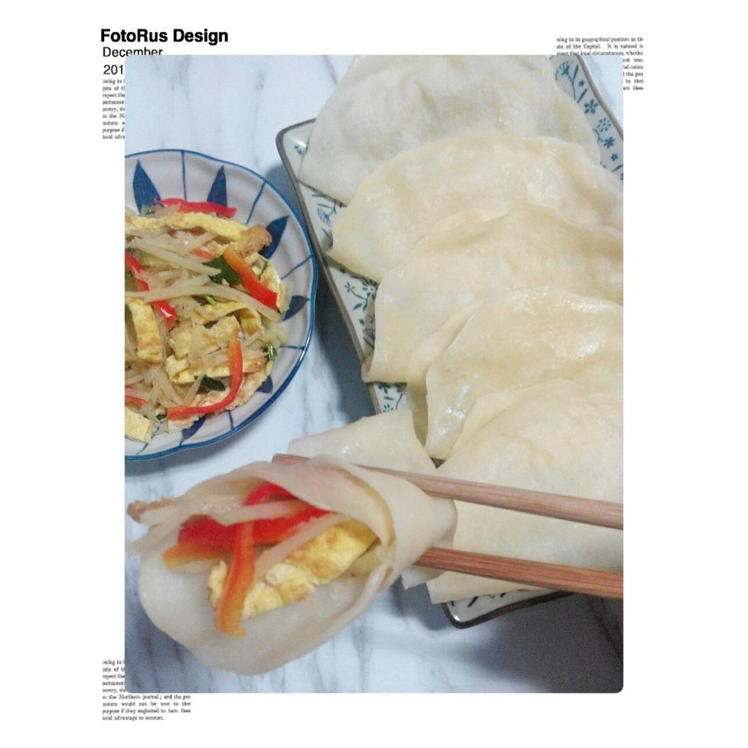 荷叶饼，水单饼