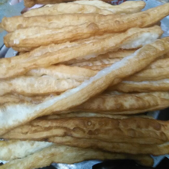 自制油条