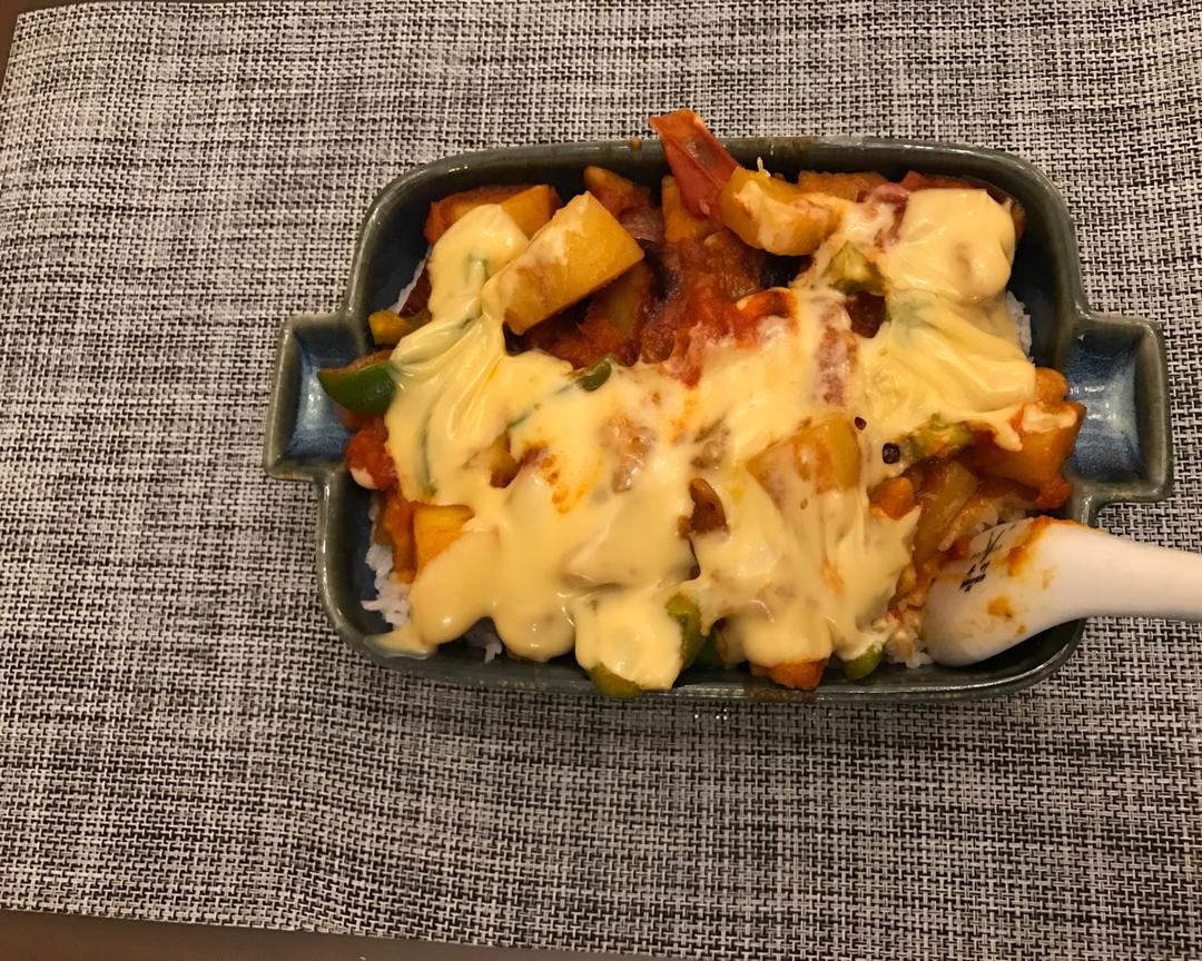 番茄鸡肉浓情焗饭【两人份】